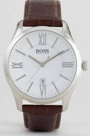 Boss By Hugo Boss 1513021 Ambassador Leather Watch In Brown Brown Https Modasto Com Hugo Boss Erkek Aksesuar Taki Saat Br4 Hugo Boss Erkek Saat Aksesuarlar