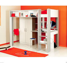 Neben dem integrierten eckschreibtisch verfügt dieses hochbett über einen großen kleiderschrank, bestehend aus einer kleiderstange und 4 einlegeböden. Kinderbett Hochbett Mit Treppe Kleiderschrank Schreibtisch Weiss Parisot Spacea Mebel