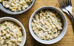 Macaroni Au Fromage Et Au Saumon Avec Images Macaroni Au Fromage Alimentation Cuisson Des Aliments
