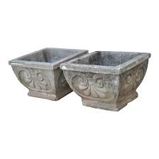 Maybe you would like to learn more about one of these? Pair Of Vintage Concrete Cement Fleur De Lis Fan Shell Garden Planter Flower Pot Chairish