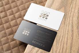 Save time and money by printing your own cards from the comfort of your own computer, using a business card template in word or powerpoint. Quick And Unique Metal Realtor Visiting Card Design Square Realty