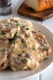 Best baked boneless pork chops with cream of mushroom soup from this post may contain affiliate links. Cream Of Mushroom Pork Chops Baked Kitchen Gidget