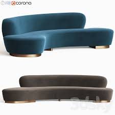 Vladimir kagan's classic organic curved sofas are recognized throughout the world. 3d Models Sofa Freeform Curved Sofa Vladimir Kagan