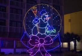 Mcdonald S Holiday Lights At The Beach Beach Street Usa Holiday Lights Virginia Beach Oceanfront Christmas Lights