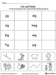 Special Education Family Ig Word Family Word Family Worksheets Free Ing Word In 2020 Word Family Worksheets Family Worksheet Kindergarten Word Families Worksheets