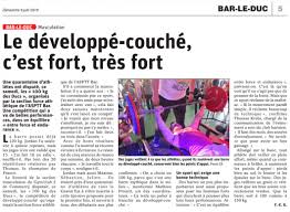 La ville de bar le duc est présente sur les réseaux sociaux. Article Est Republicain 100 Kg Des Ducs Samedi 8 Juin 2019 Asptt Bar Le Duc Meuse Grand Sud