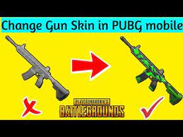 How To Change Gun Skin In Pubg Mobile For Free Hindi Youtube