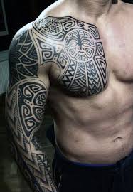 Tribal Full Sleeve Tattoos For Men Marquesantattoos Aztec Tribal Tattoos Tribal Tattoos For Men African Tribal Tattoos