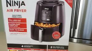 2018 Ninja 4qt Ceramic Airfryer With Reheat Roast Dehydrate Function Air Fryer Review First Use Youtube