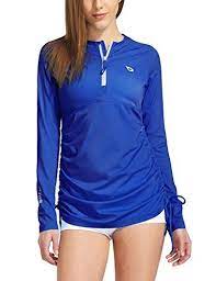 Baleaf Women S Long Sleeve Half Zip Sun Protection Rashgu Https Www Amazon Com Dp B0794vzgc4 Ref Cm Sw Women Long Sleeve Swim Shirts Long Sleeve Rashguard
