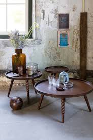 Arabica Coffee Or Side Table Dutchbone Coffee Table Modern Side Table Round Wooden Coffee Table