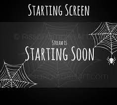 Halloween Twitch Overlay Spiderwebs Rissaramblesart Com Overlays Twitch Twitch Channel