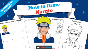 On the other, connect them with a short, straight line. How To Draw Naruto In A Few Easy Steps Easy Drawing Guides