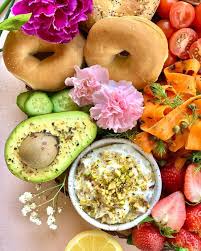 Smoked salmon breakfast platter is the ultimate spread for a special breakfast or brunch! Vegan Smoked Salmon Bagel Brunch Board Best Of Vegan