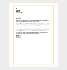 The subject line is an important aspect of an email cover letter, but it's not the only thing to consider when you're composing your letter. Job Reference Letter 16 Samples Examples