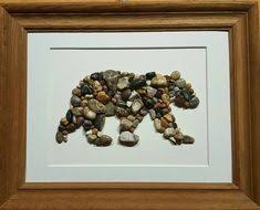 Image Result For Pebble Art Of Moose Pebble Art Sea Glass Art Shoreline Art