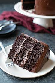 Chocolate Blackout Cake Life Made Simple Recipe Baking Chocolate Cream Cheese Frosting Cake Recipes