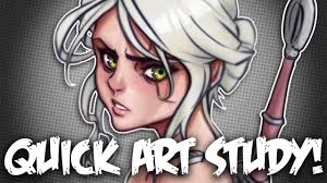 How to draw folds creases wrinkles using a simple method for anime and manga with basic shapes. Stream Game Mikeymegamega Quick Art Study Ciri From The Witcher 3 Wild Hunt