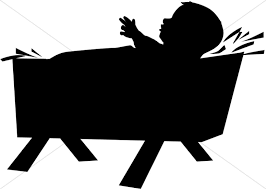 Silhouette Baby Jesus Born In A Manger Sharefaith Media