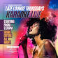 LATE LOUNGE THURSDAYS: KARAOKE LIVE event image