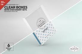 Clear Box Set Packaging Mockup Packaging Mockup Design Mockup Free Free Packaging Mockup