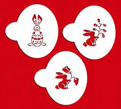 Eule schablone, eulen fotos, schleiereule, eulen basteln, scherenschnitt, plotten, schablonen, ausmalen. Designer Stencils C297 Osterhasen Kuchen Schablonen Kuche Haushalt Wohnen Deko Utensilien