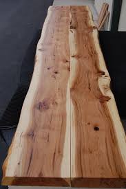 Reclaimed Lumber Live Edge Hickory Slab Perfect For A Long Bar Table Top Exquisite Grain Pattern And Coloring Bar Table Diy Kitchen Bar Table Wood Bar Top