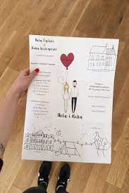 Cool Fold Out Wedding Invitations By Blanka Biernat Pernikahan Unik Desain Undangan Perkawinan Kata Kata Undangan Pernikahan