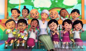 Gambar sketsa upin dan ipin. Sekolah Upin Ipin Tadika Mesra Nusagates