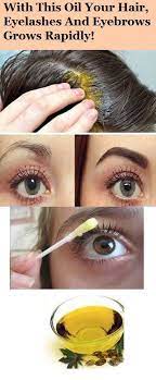 With This Oil Your Hair Eyelashes And Eyebrows Grows Rapidly How To Grow Eyebrows Eyebrows Hair Health