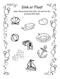 sink of float worksheet by beth reid