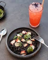 Linguine Au Poulpe Cocktail Red Remedy Pour 4 Personnes Recettes Elle A Table Recette Linguine Recette Linguine Alimentation
