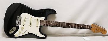 Black And White Electric Guitar Aesthetic 1993 Fender Squier Stratocaster Strat Electric Guitar Black White Fenderguitars 1993 Fender Squier Stratocaster Strat Ele Electric Guitar Fender Squier Squier