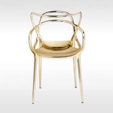 kartell kartell stoel masters goud door philippe starck stoelen goud philippe starck