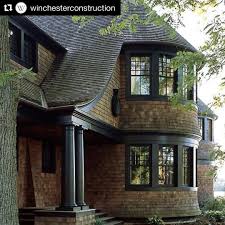 Repost Winchesterconstruction The Attention To Detail Happy Monday Architecture By Shope R Shingle Style Homes Shope Reno Wharton Shingle House
