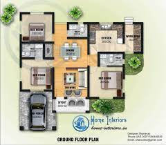 3 Bedroom Cute Kerala Home Plan Budget 3 Bedroom Kerala Home Plan Low Budget Home Plan With Latest House Designs Kerala House Design Modern House Floor Plans