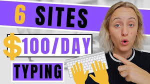 Your fingers are stamping with impatience and you want to know how to make money by typing on the. Work From Home Make Money Online Typing 100 Day And Up Make Money Online