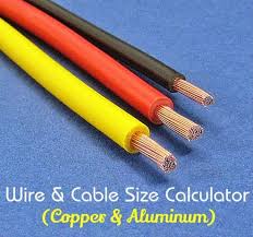 Electrical Wire Cable Size Calculator Copper Aluminum