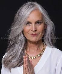 Women over 40 can wear a variety of lengthy styles ranging from buns and braided updos to loose curls and waves. Older Women With Long Hair Long Hairstyles 2015 Long Hair Older Women Long Gray Hair Long Hair Women