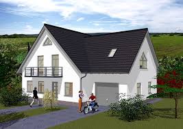 Vorderansicht Winkelhaus Mit Integrierter Garage Haus Haus Grundriss Massivhaus