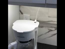 Quit filling that water tank!<e>/size</e></size> by david r. Add A Water Line To Your Coffee Maker With This Kit From Umjava Youtube