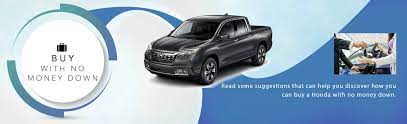 Buy A Car With No Money Down In Savannah Ga Grainger Honda