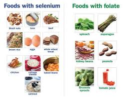 what foods have folate which have selenium foods high in