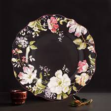 Check out our floral pattern dishes selection for the very best in unique or custom, handmade pieces from our shops. Victorian Black Floral Plate Set 1 Dinner Plate 1 Quarter Plate The Artment Home Decor Shop Online