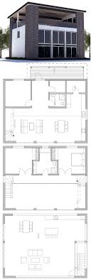 This level is only accessed from the yard and is built into the concrete base, it features a wall void for dry storage of firewood. Modern House Ch233 Building A Container Home Modern House Plans Building A House