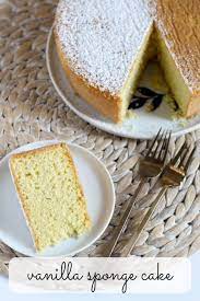Vanilla Sponge Cake Dough Eyed Recipe Vanilla Sponge Cake Sponge Cake Vanilla Sponge