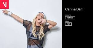 Hun bemerket seg mer enn en noen gang med nydelige… more . Carina Dahl S Tracks Videos And Upcoming Events