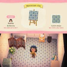 Flooring is used to decorate the floor of a player's house. I Made A Moroccan Tile For My Bathroom Ac Newhorizons
