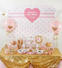 See more ideas about gold baby showers, pink and gold, baby shower. Pink And Gold Baby Shower Parties For Pennies