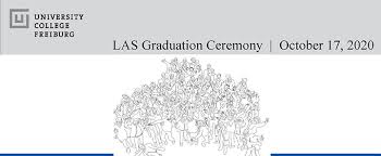 Typography greeting, invitation card with diplomas, hat. Las Graduation University College Freiburg